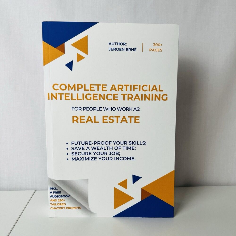 AI Training for Real Estate Agents Book Jeroen Erné PB Misprint Cover Variant